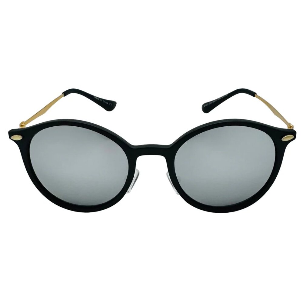 7035 | Round Silver Mirror Sunglasses
